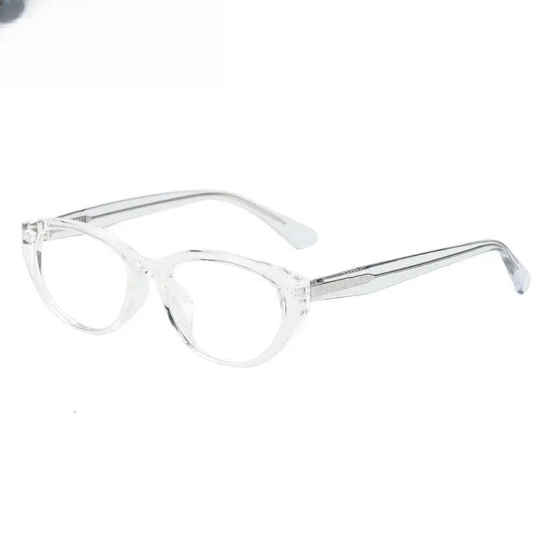 Unisex Cat Eye Full Rim Titanium Prescription Glasses 91394 — view 5 | Rx Spectacle