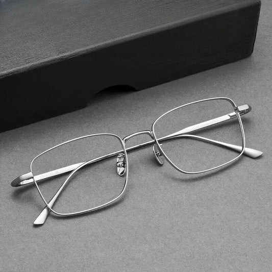 Women's Polygon Full Rim Titanium Prescription Glasses 385218 — view 1 | Rx Spectacle