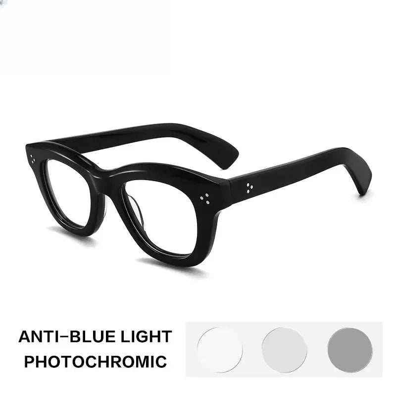 Unisex Square Full Rim Acetate Reading Glasses G2416 — view 4 | Rx Spectacle