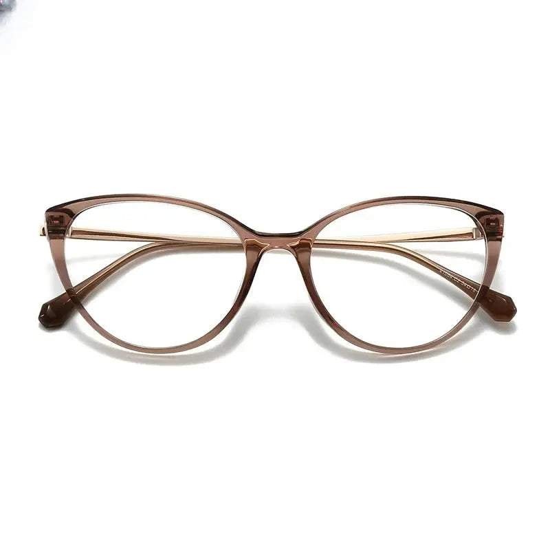 Women's Cat Eye Full Rim Acetate Prescription Glasses 341084 — view 7 | Rx Spectacle