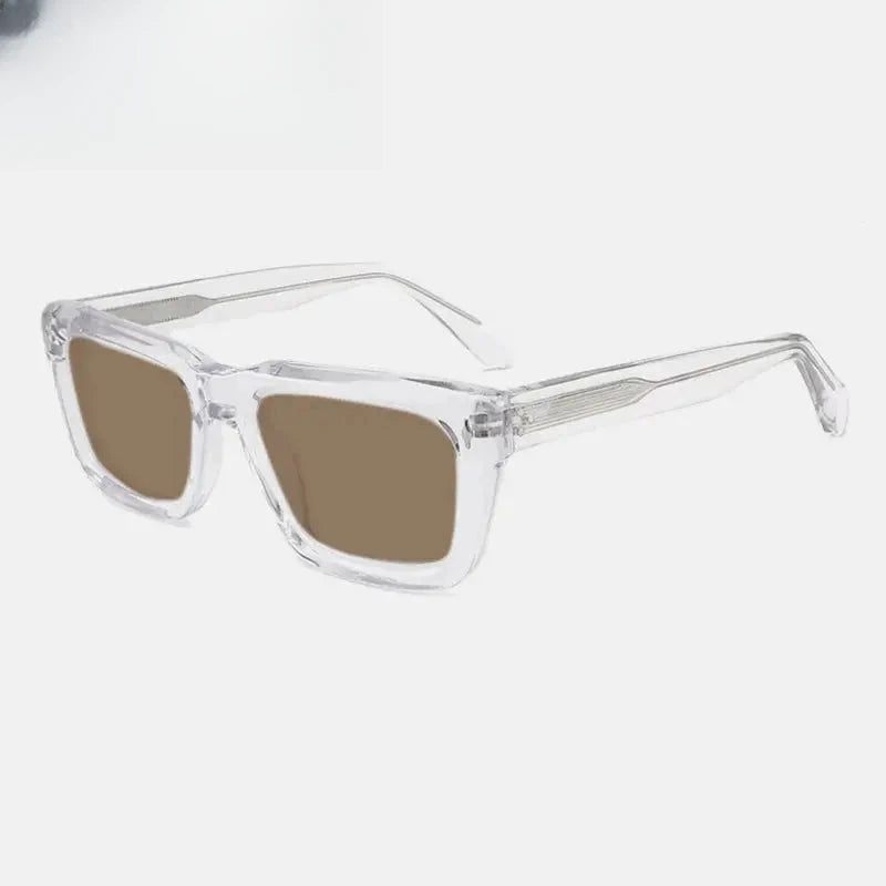 Unisex Square Full Rim Acetate Prescription Glasses Mo13 — view 26 | Rx Spectacle