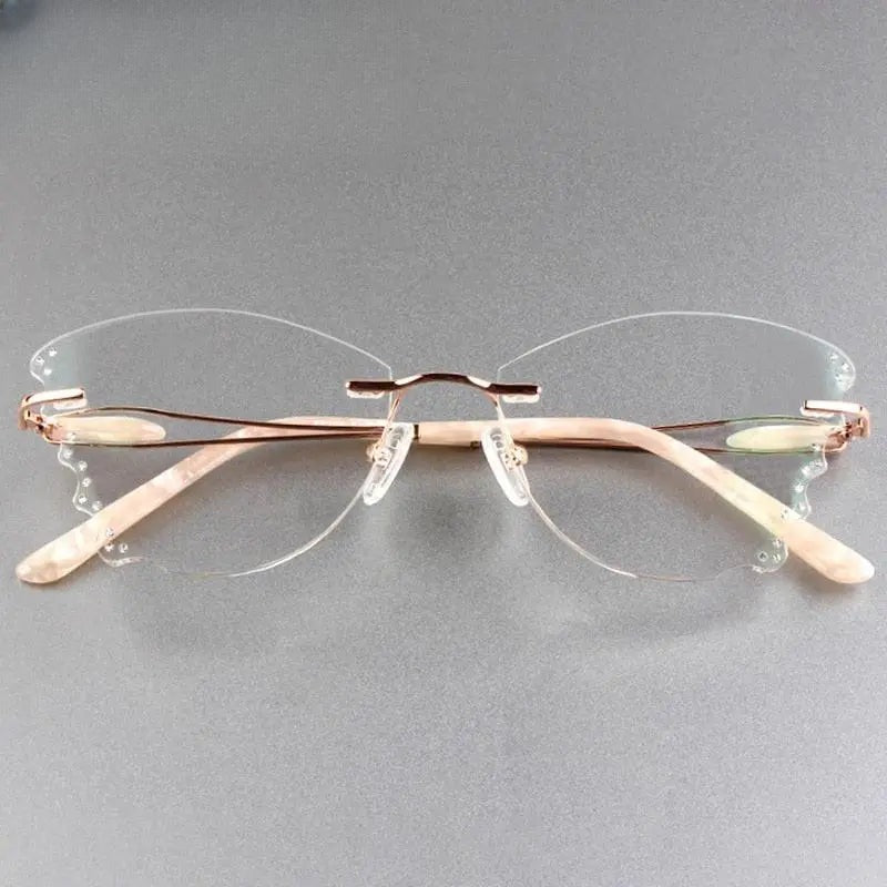 Women's Rimless Prescription Glasses 88205 — view 2 | Rx Spectacle