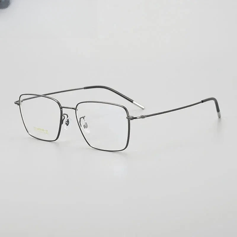 Men's Polygon Full Rim Titanium Prescription Glasses 760036 — view 5 | Rx Spectacle
