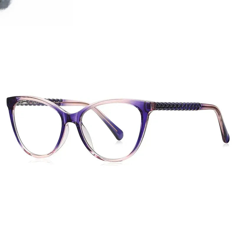 Unisex Cat Eye Full Rim TR90 Reading Glasses 2136 — view 11 | Rx Spectacle