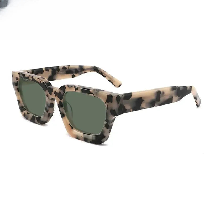 Unisex Square Full Rim Acetate Prescription Glasses Mo19 — view 21 | Rx Spectacle
