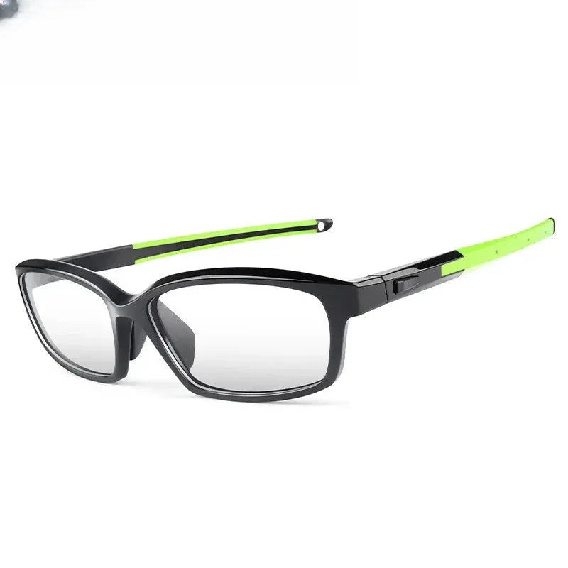 Men's Square Full Rim Titanium Prescription Glasses 611018 — view 3 | Rx Spectacle