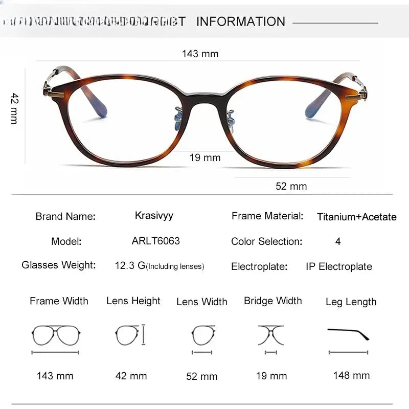 Unisex Oval Full Rim Titanium Prescription Glasses 386063 — view 2 | Rx Spectacle