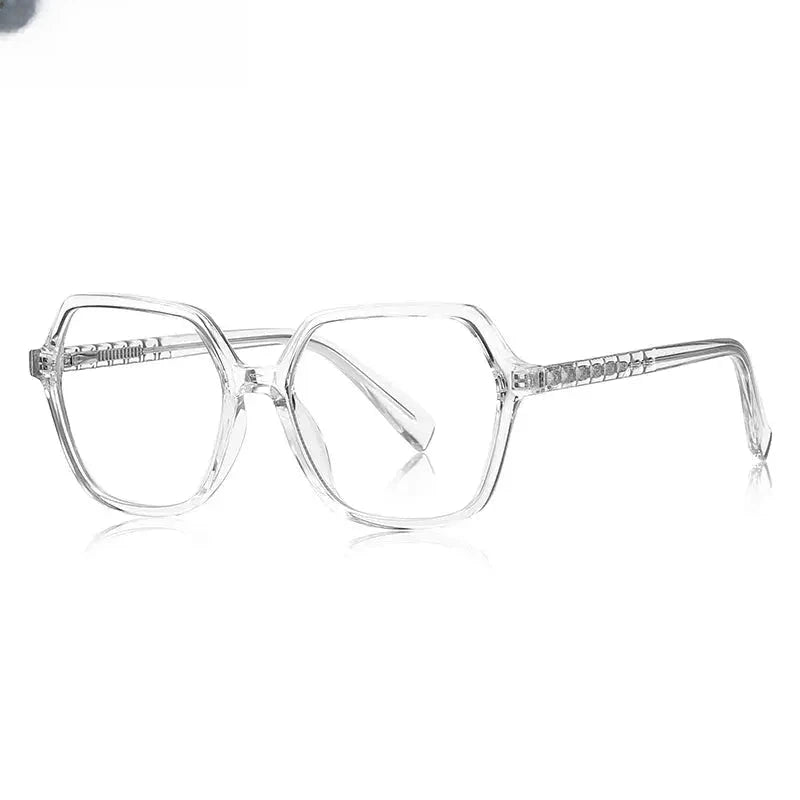 Unisex Polygon Full Rim Acetate Reading Glasses 2140 — view 8 | Rx Spectacle