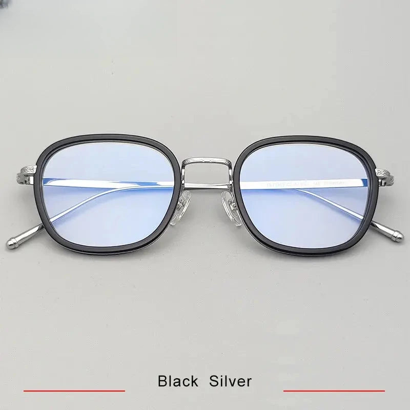 Men's Polygon Full Rim Titanium Prescription Glasses 65910 — view 6 | Rx Spectacle