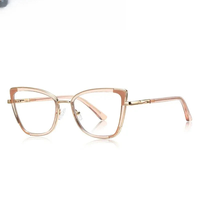 Women's Cat Eye Full Rim TR90 Prescription Glasses 31337 — view 6 | Rx Spectacle