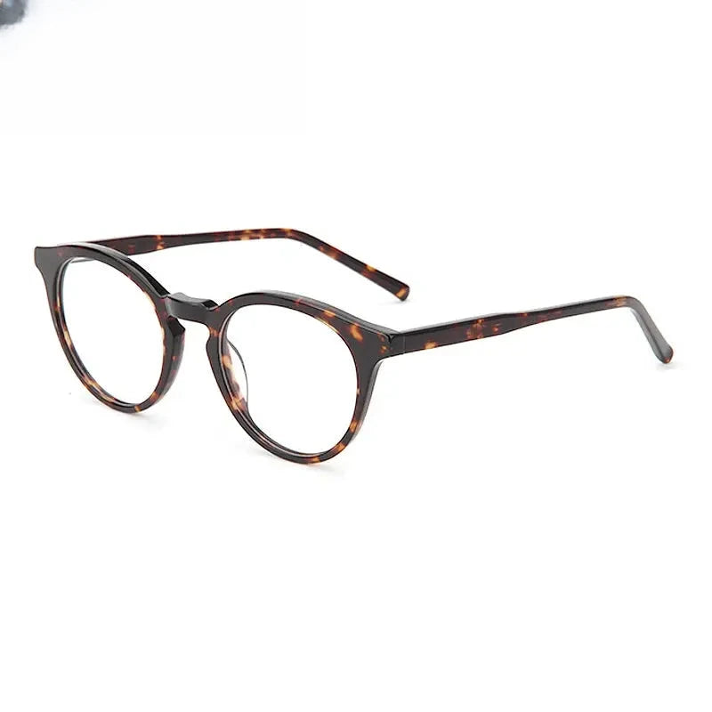 Men's Oval Full Rim Acetate Prescription Glasses 762216 — view 4 | Rx Spectacle