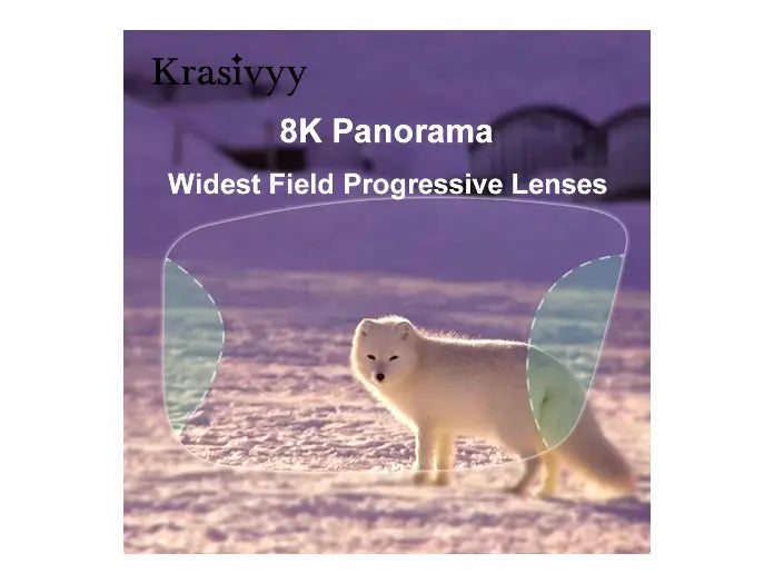 Office Wide 8K Panorama Progressive Clear Lenses — view 2 | Rx Spectacle