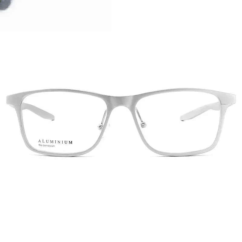 Women's Square Full Rim Aluminum Prescription Glasses 90084 — view 3 | Rx Spectacle