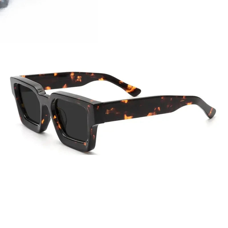Unisex Square Full Rim Acetate Prescription Glasses Mo19 — view 35 | Rx Spectacle