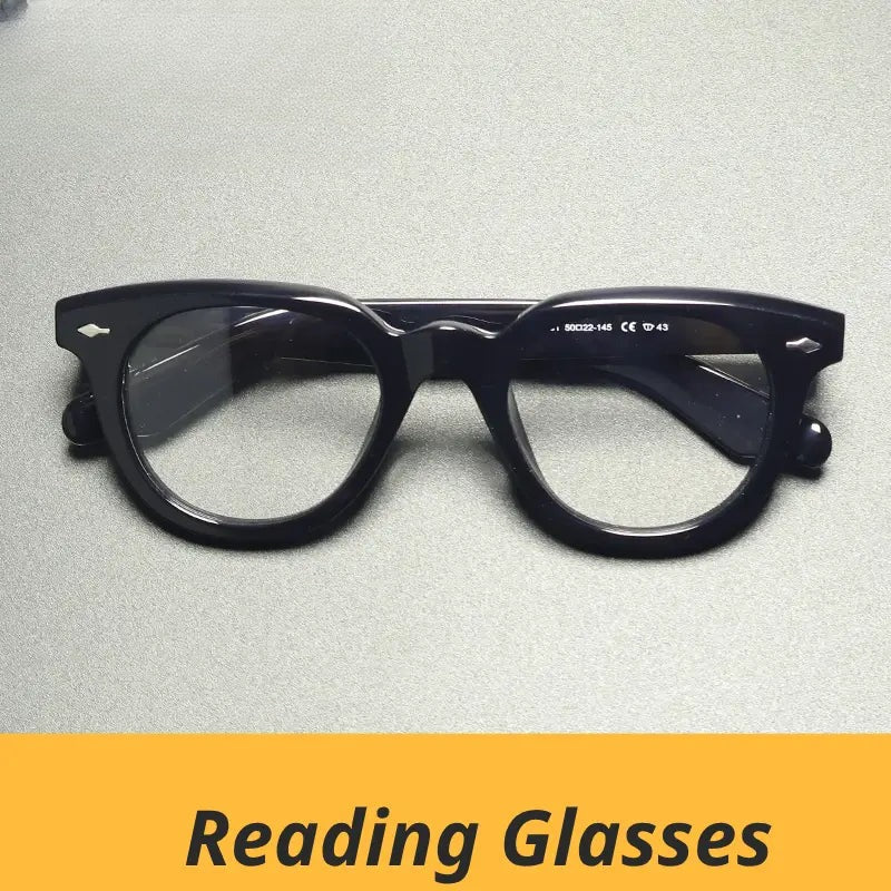 Unisex Oval Full Rim Acetate Reading Glasses Gxyj91123 — view 1 | Rx Spectacle