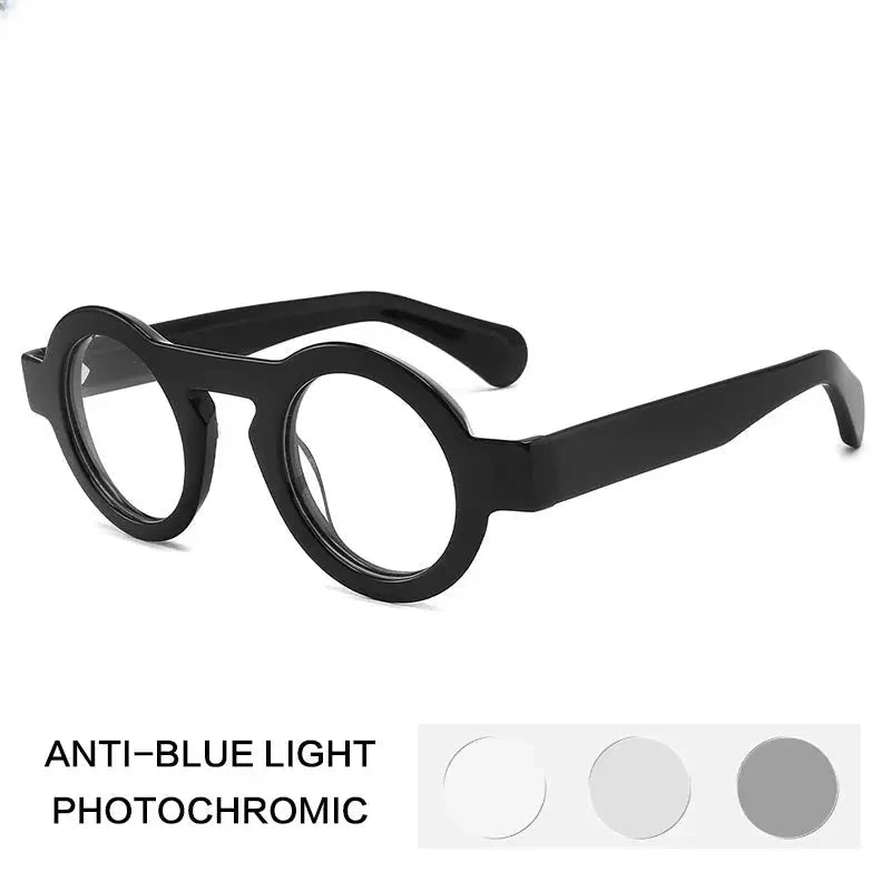 Unisex Round Full Rim Acetate Reading Glasses 842218 — view 6 | Rx Spectacle