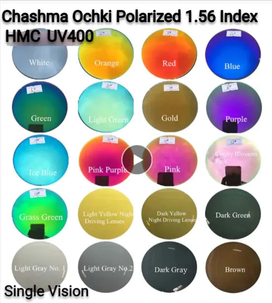1.56 Index Single Vision Polarized Lenses — view 1 | Rx Spectacle