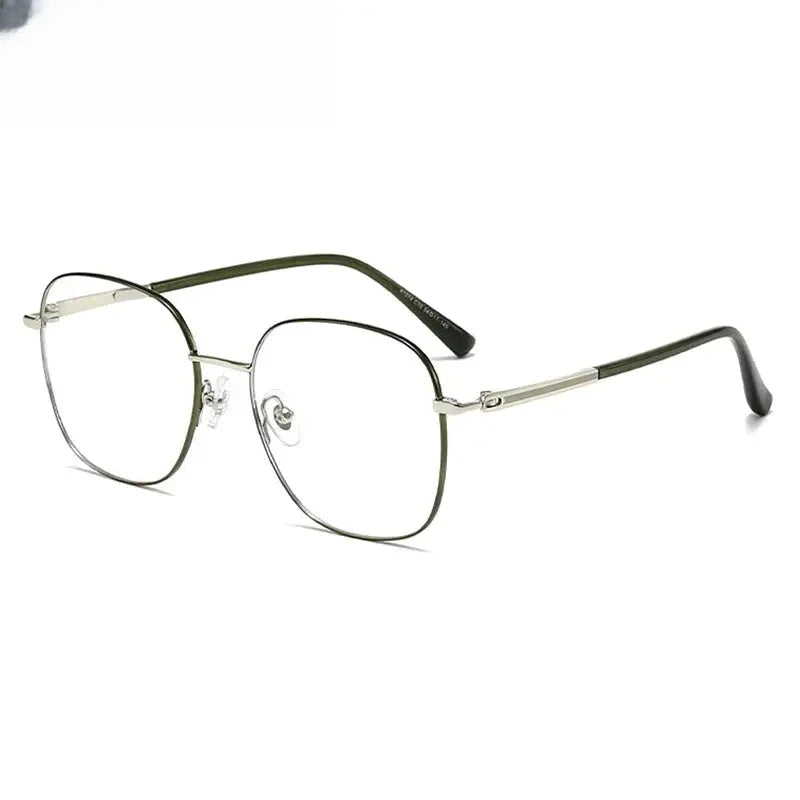Unisex Square Full Rim Alloy Prescription Glasses 441074 — view 1 | Rx Spectacle