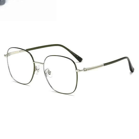 Unisex Square Full Rim Alloy Prescription Glasses 441074 — view 1 | Rx Spectacle