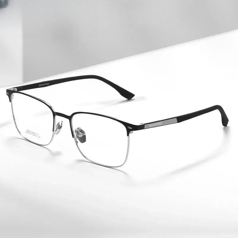 Unisex Square Full Rim Alloy Prescription Glasses 561027 — view 1 | Rx Spectacle