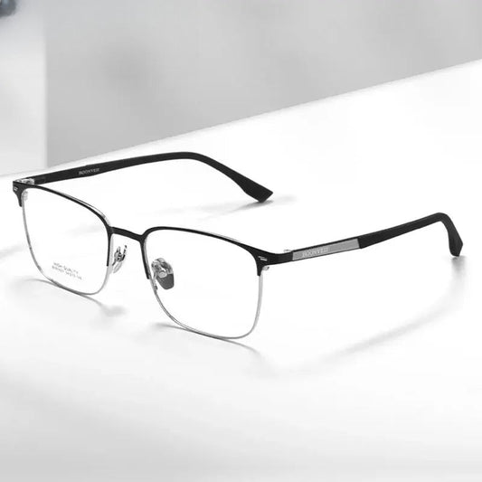 Unisex Square Full Rim Alloy Prescription Glasses 561027 — view 1 | Rx Spectacle