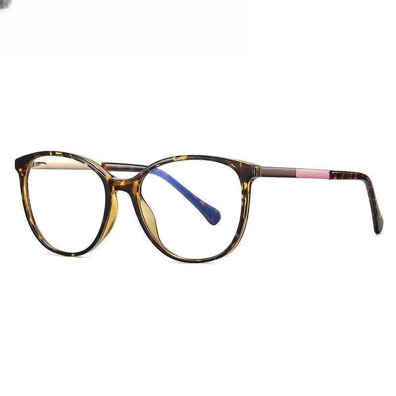 Women's Round Full Rim Titanium Prescription Glasses 205644 — view 6 | Rx Spectacle