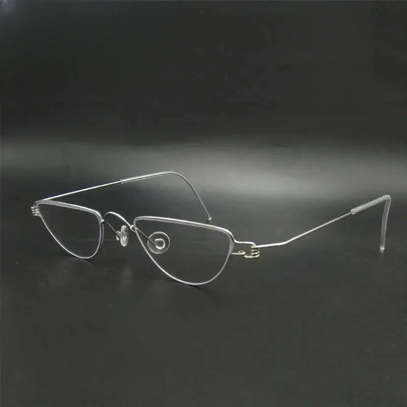 Unisex Triangle Full Rim Flat Top Reading Glasses 4520r — view 2 | Rx Spectacle