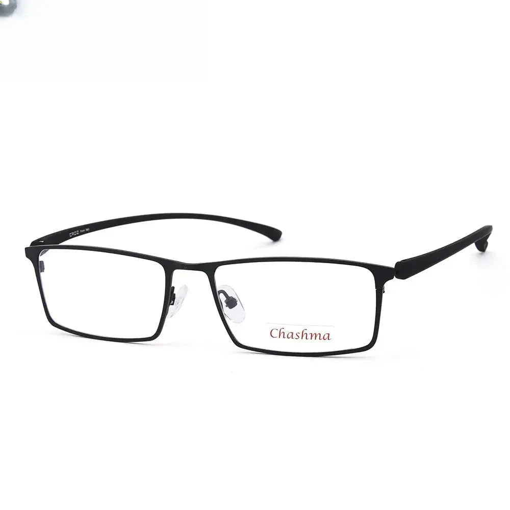 Women's Square Full Rim Titanium Prescription Glasses 779105 — view 3 | Rx Spectacle
