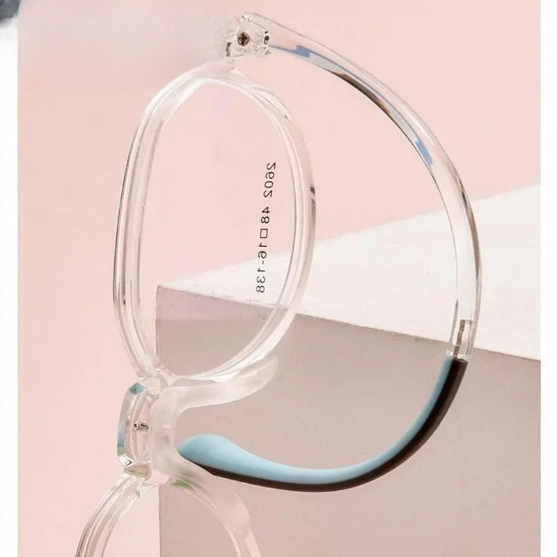 Unisex Round Full Rim Titanium Prescription Glasses 2602 — view 11 | Rx Spectacle