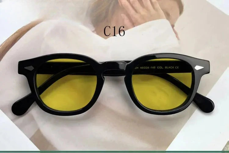 Women's Oval Full Rim Acetate Prescription Glasses Y4638 — view 17 | Rx Spectacle