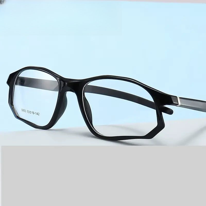 Unisex Square Full Rim TR90 Sports Glasses 5853 — view 1 | Rx Spectacle