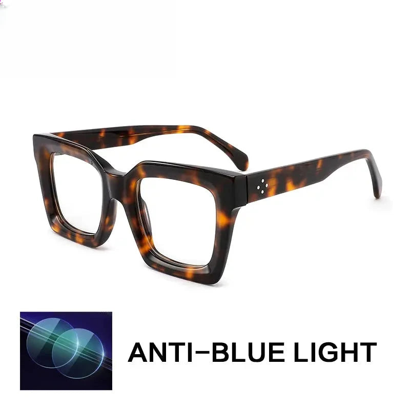 Unisex Square Full Rim Acetate Reading Glasses 882215 — view 7 | Rx Spectacle