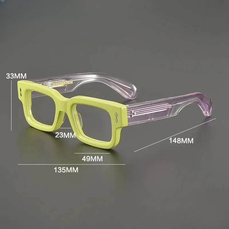Women's Browline Full Rim Acetate Prescription Glasses 779489 — view 2 | Rx Spectacle
