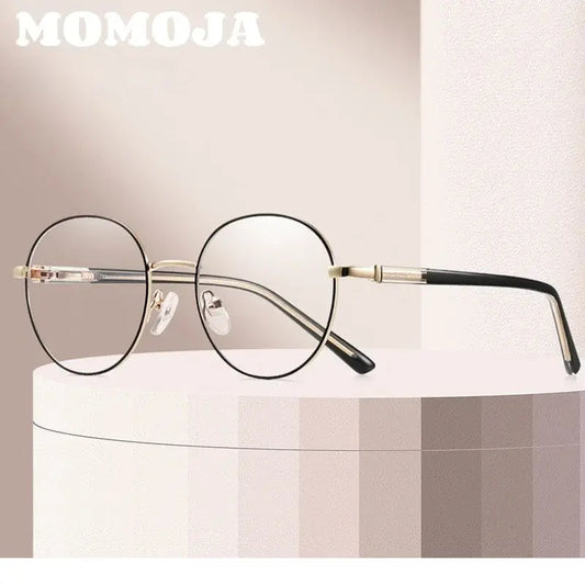 Unisex Round Full Rim Alloy Prescription Glasses 81190 — view 1 | Rx Spectacle