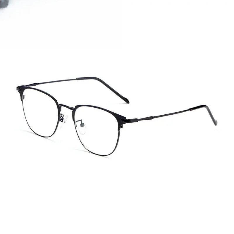 Unisex Oval Full Rim Alloy Prescription Glasses 883389 — view 6 | Rx Spectacle
