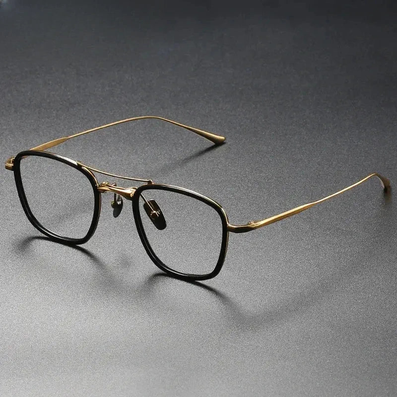 Women's Polygon Full Rim Titanium Prescription Glasses 887142 — view 5 | Rx Spectacle