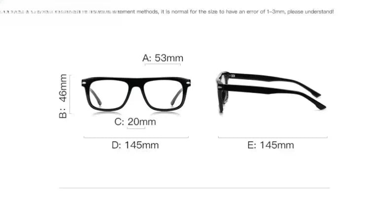 Unisex Square Full Rim TR90 Reading Glasses 72199 — view 3 | Rx Spectacle