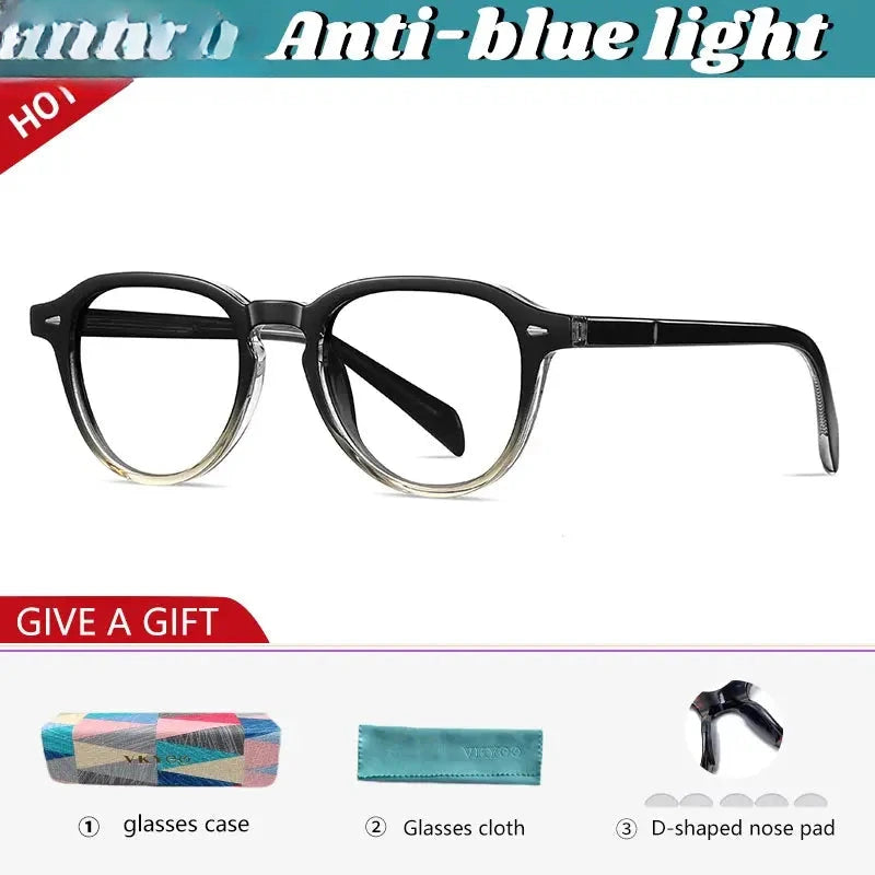 Unisex Square Full Rim Acetate Reading Glasses 31101 — view 10 | Rx Spectacle