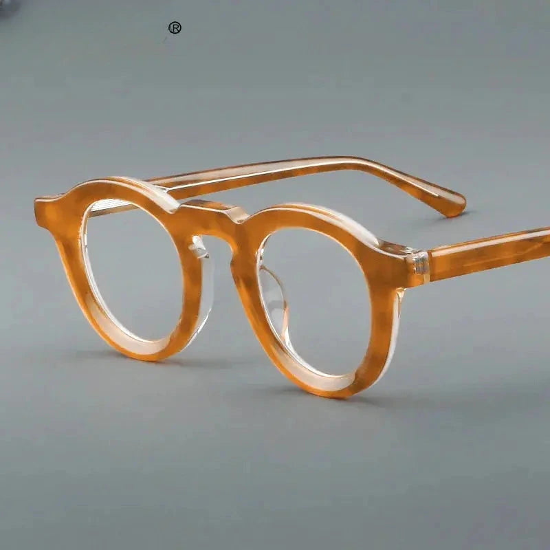 Women's Round Full Rim Acetate Reading Glasses 623107 — view 1 | Rx Spectacle