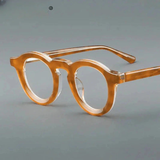 Women's Round Full Rim Acetate Reading Glasses 623107 — view 1 | Rx Spectacle