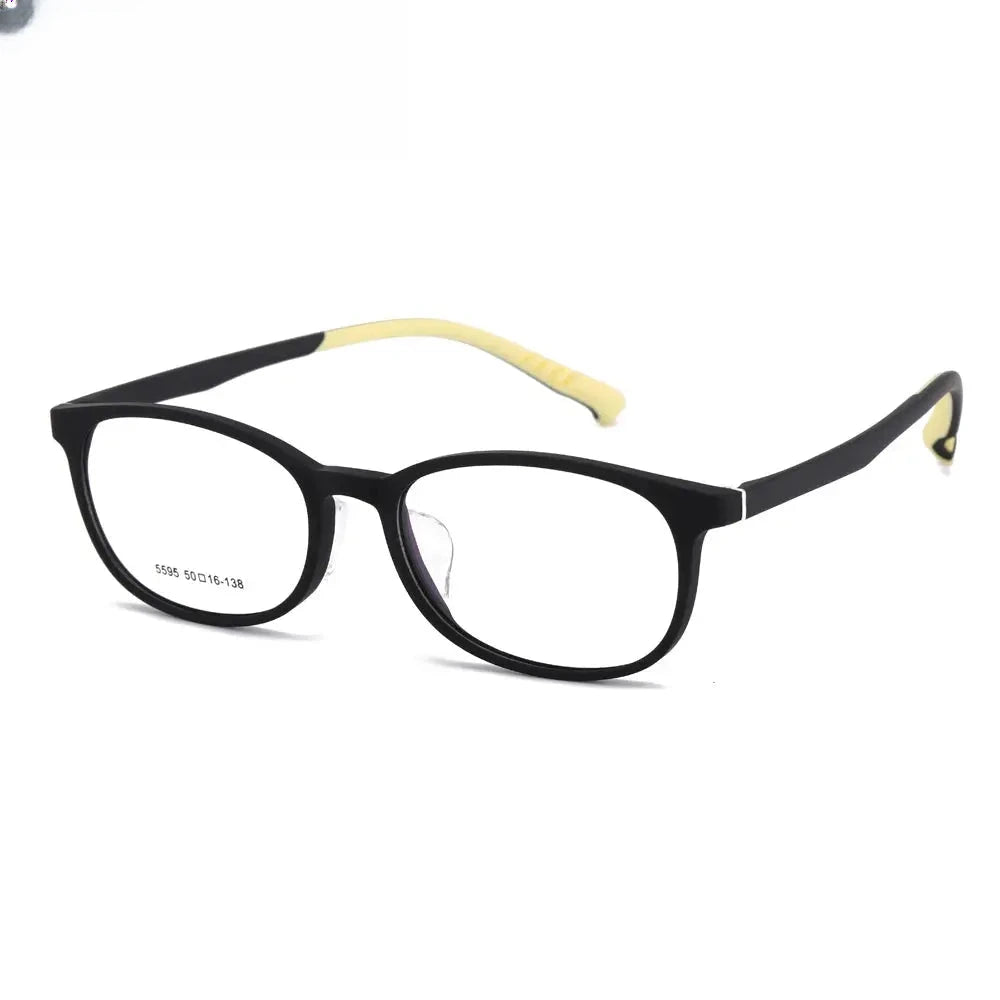 Unisex Round Full Rim Titanium Prescription Glasses 55954 — view 4 | Rx Spectacle