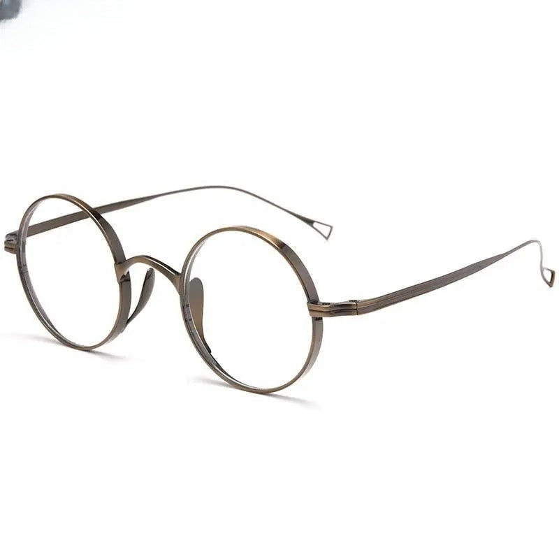 Unisex Full Rim Titanium Prescription Glasses 9818CK — view 1 | Rx Spectacle