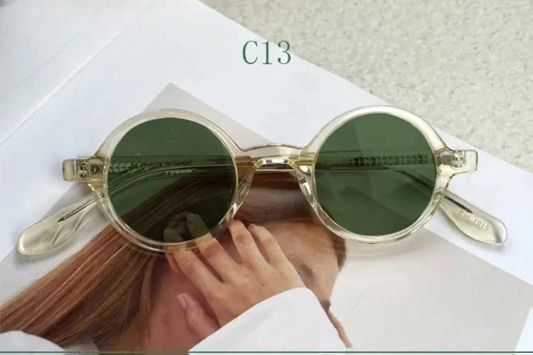 Unisex Round Full Rim Acetate Prescription Glasses 4225s — view 19 | Rx Spectacle