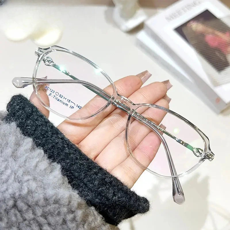 Women's Oval Full Rim TR90 Prescription Glasses 37123 — view 4 | Rx Spectacle