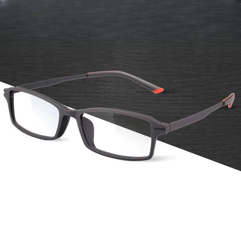 Square Full Rim Titanium Prescription Glasses 7011 — view 1 | Rx Spectacle