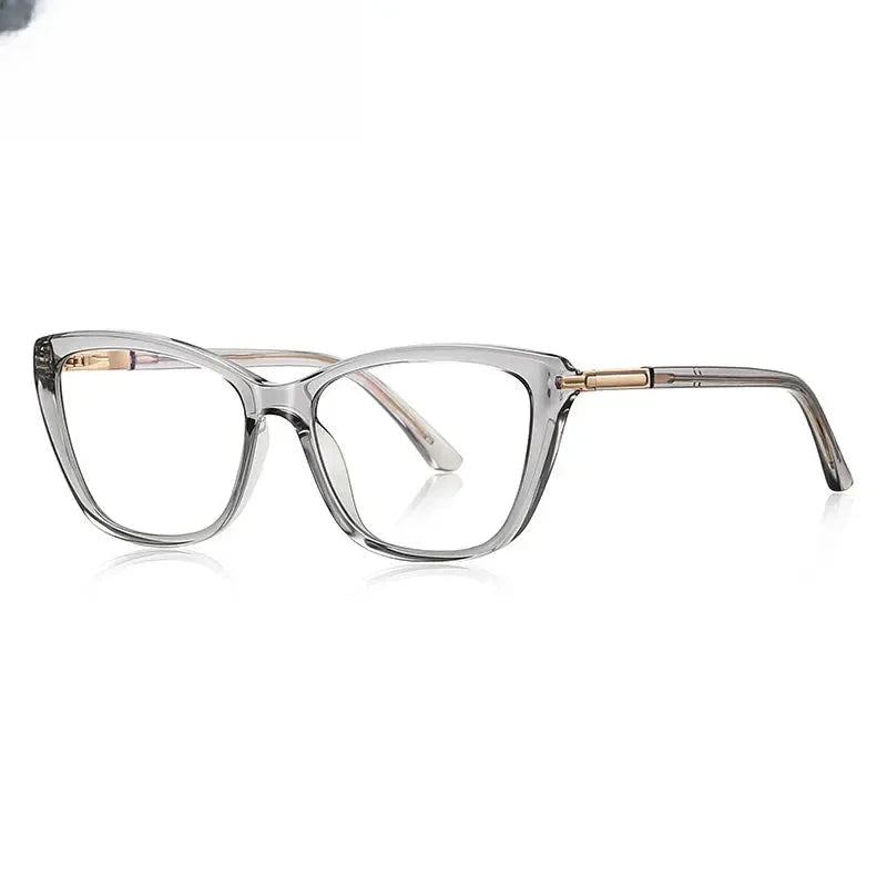 Women's Cat Eye Full Rim Titanium Prescription Glasses 882233 — view 7 | Rx Spectacle