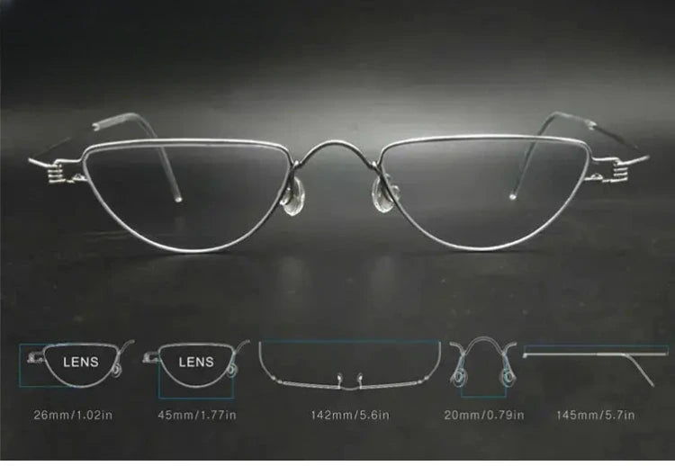 Unisex Triangle Full Rim Flat Top Reading Glasses 4520r — view 7 | Rx Spectacle