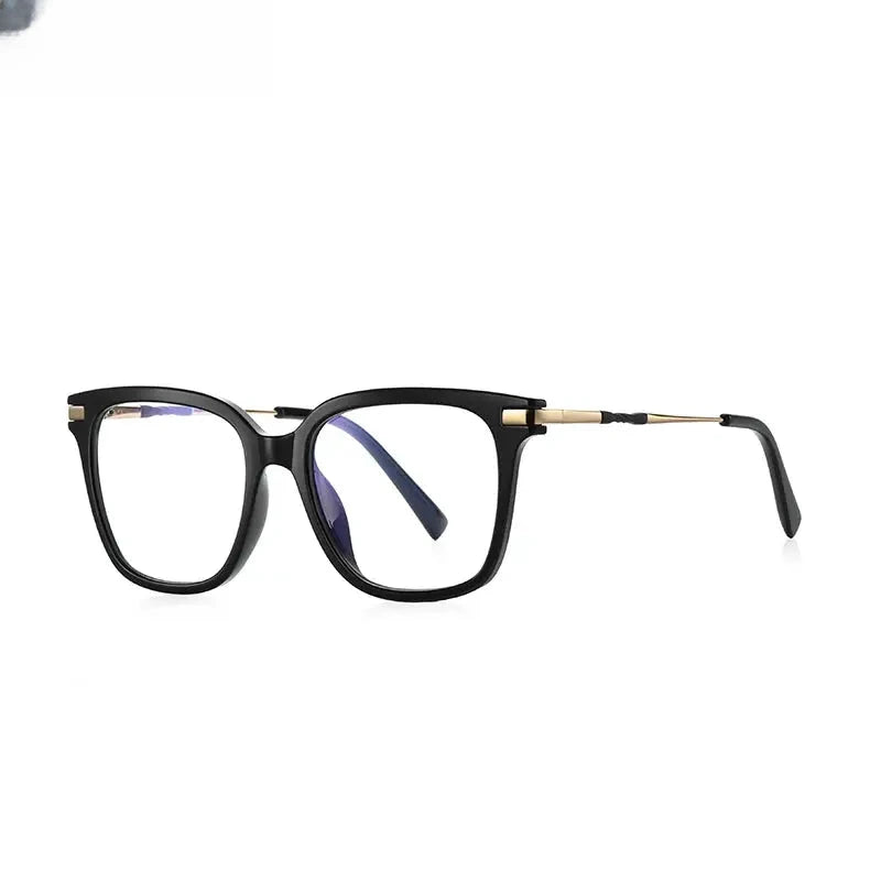 Women's Square Full Rim Titanium Reading Glasses 2129 — view 13 | Rx Spectacle