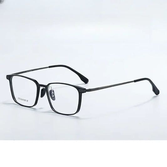 Unisex Square Full Rim Titanium Prescription Glasses 720265 — view 1 | Rx Spectacle