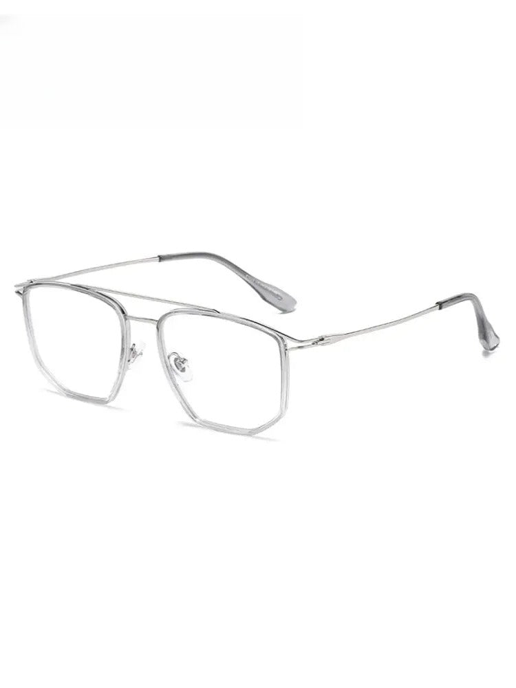Unisex Square Full Rim TR90 Double Bridge Prescription Glasses 41039 — view 1 | Rx Spectacle